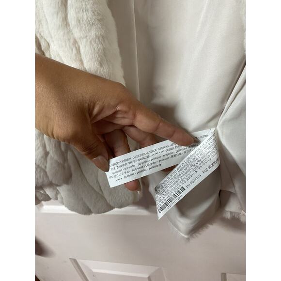 Zara Kids Outer Wear Collection Faux Fur Look Vest Sleeveless Jacket Size 9/10 - Picture 5 of 9